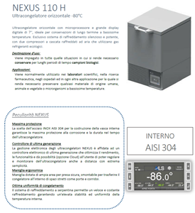 Immagine di Ultracongelatore orizzontale -80°C ANGELANTONI MOD. NEXUS 110 H