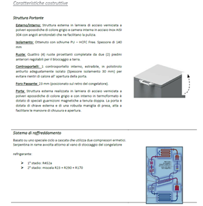 Immagine di Ultracongelatore orizzontale -80°C ANGELANTONI MOD. NEXUS 110 H